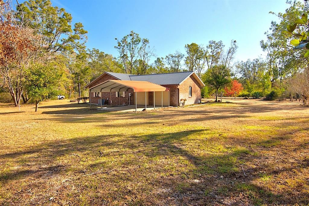 House Rear Side Carport View