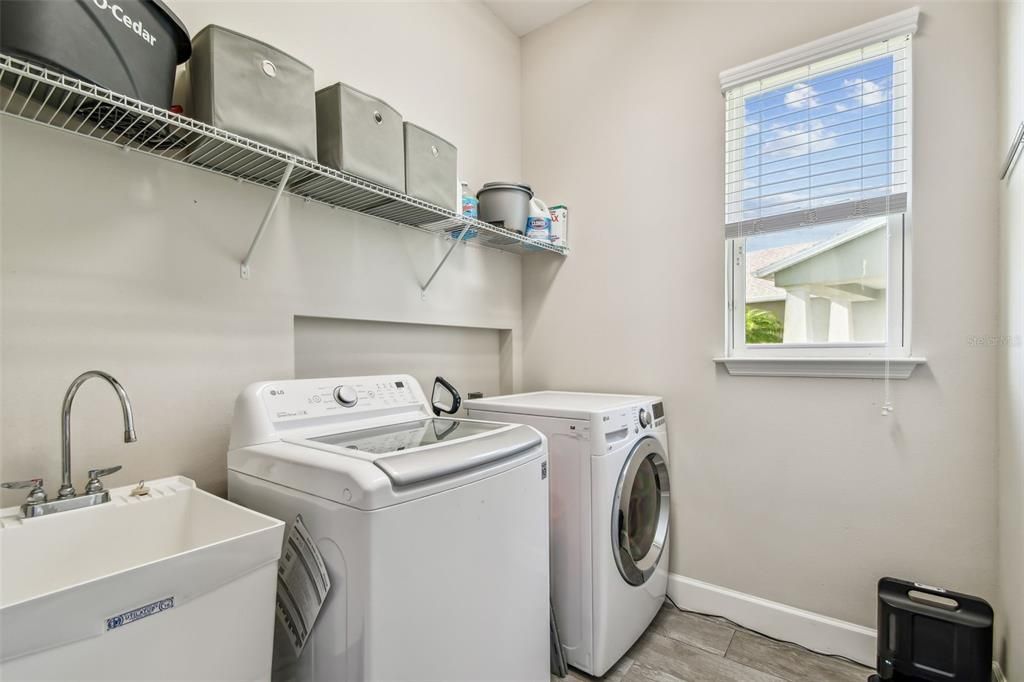 Laundry room.