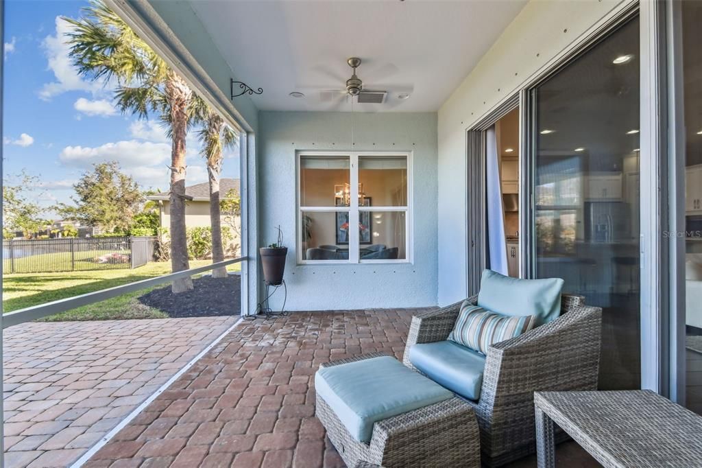 Screened in porch.