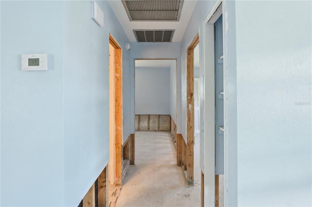 Hallway to bedrooms