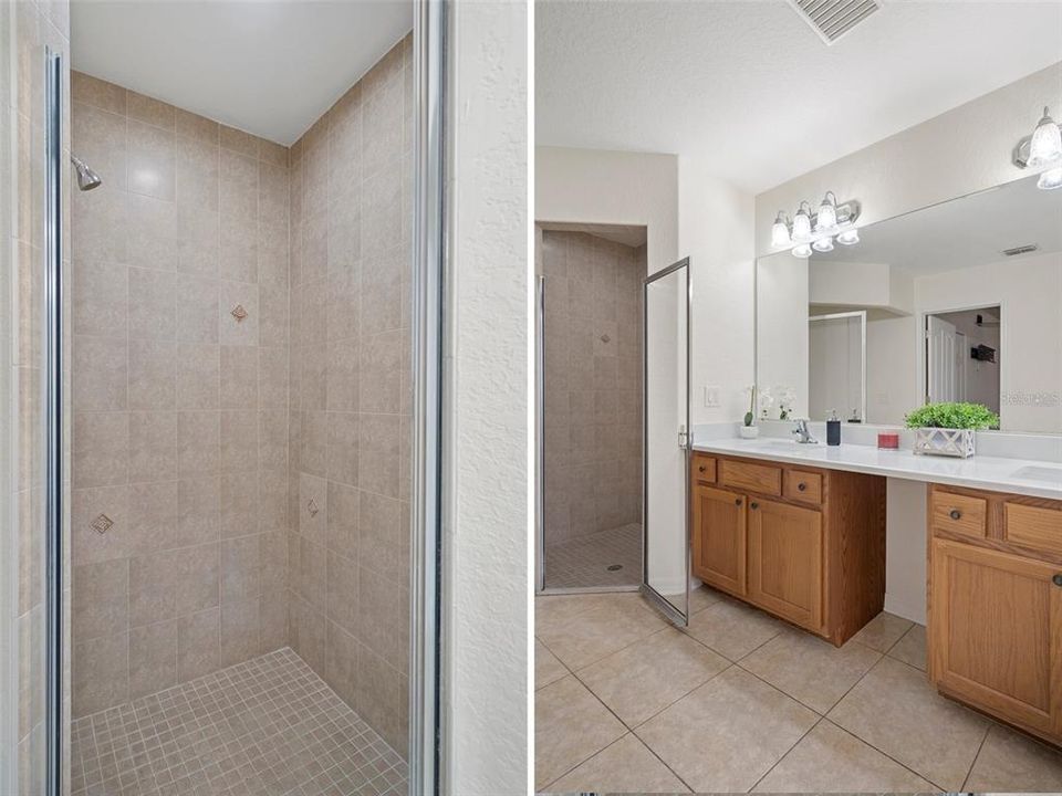 Shower and Vanity