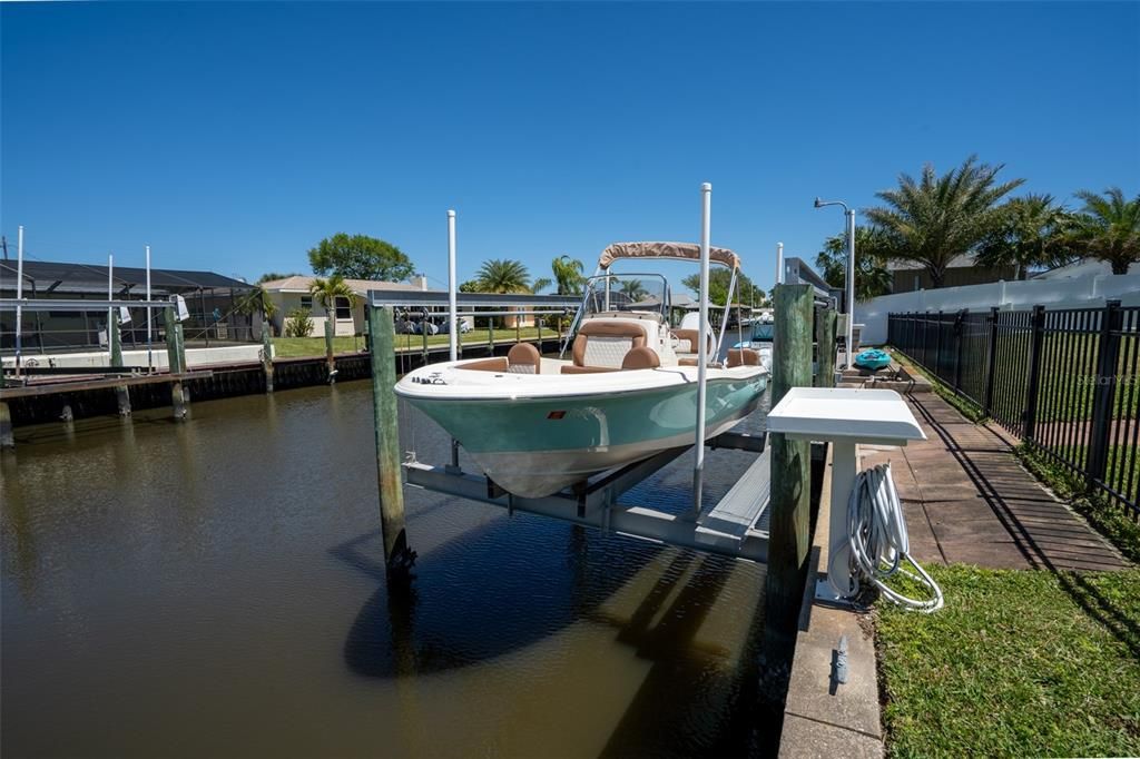 dock and 80' seawall