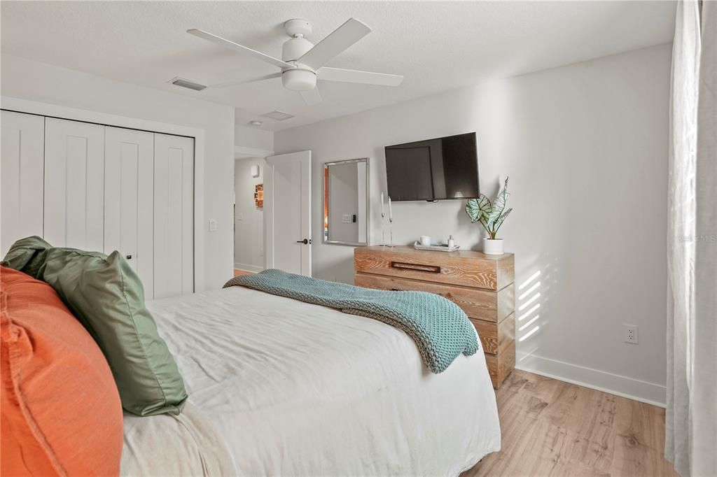 bedroom 2 with nice built in closet