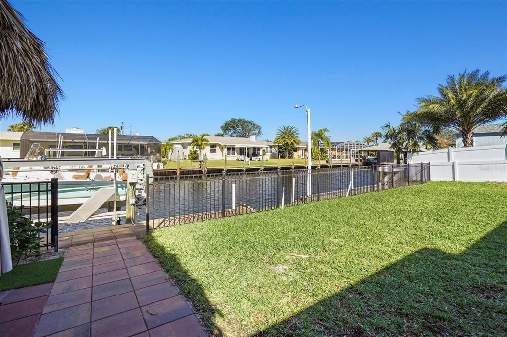 gated boat dock