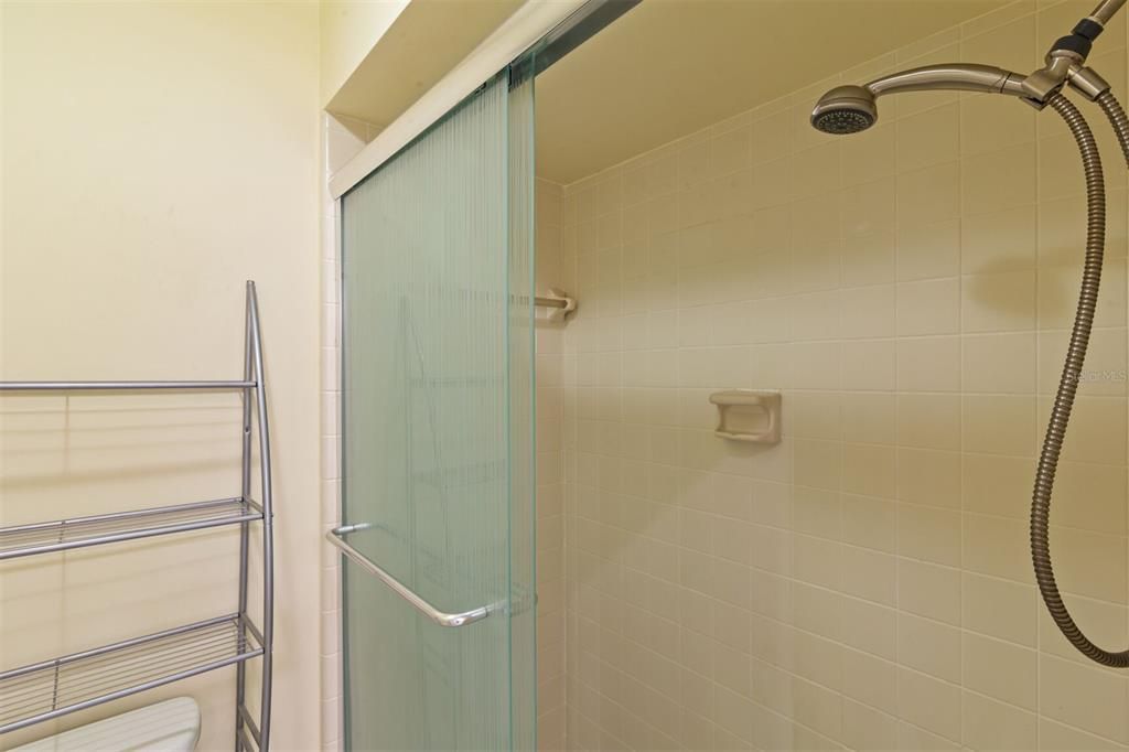 Primary Bath w/separate commode and Shower