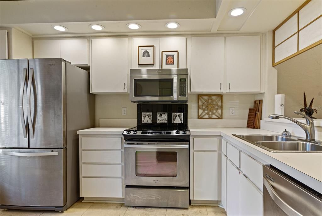 Open Kitchen w/Stainless Appliances