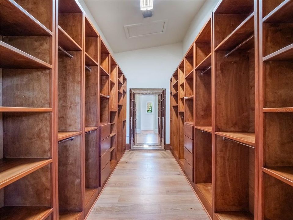 Primary Walk-In Closet