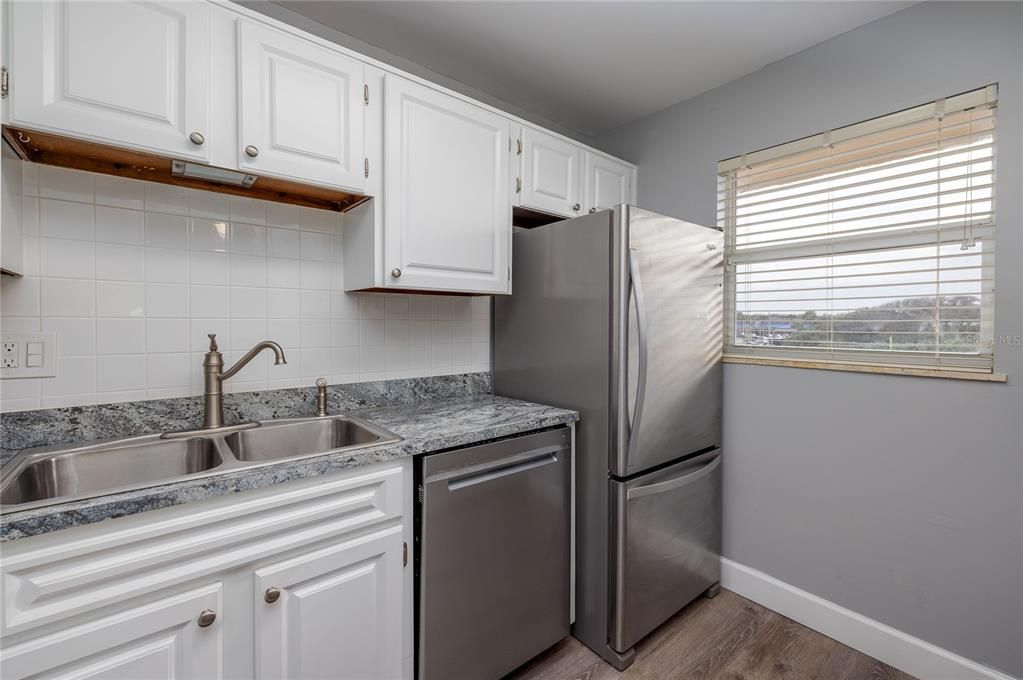 bright white kitchen