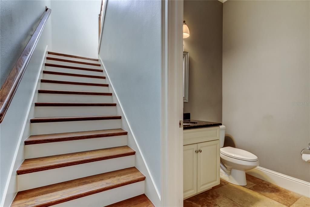 Powder room for guests