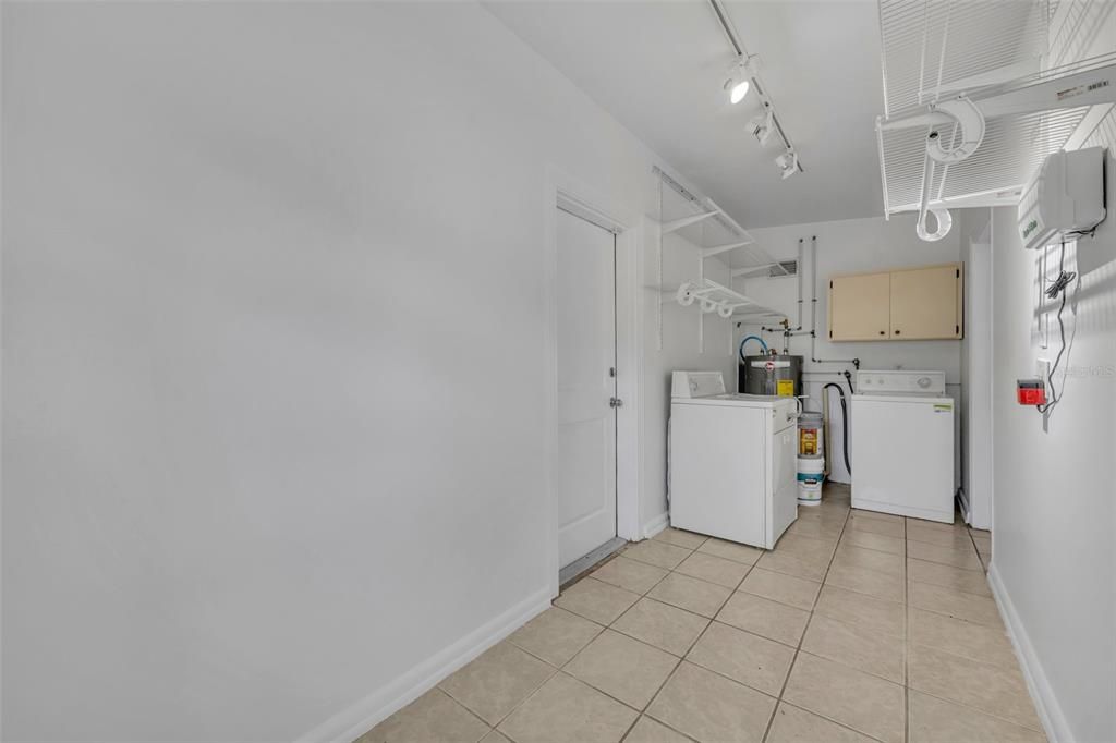 Air-Conditioned Laundry Room