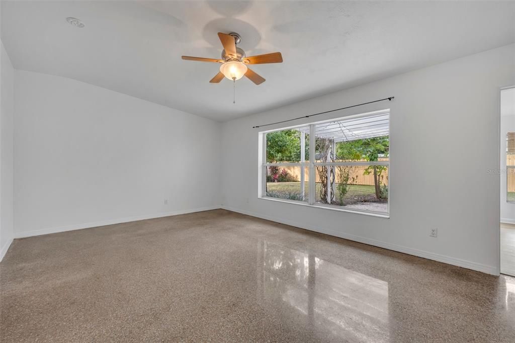 Large window in the living room for incredible natural light