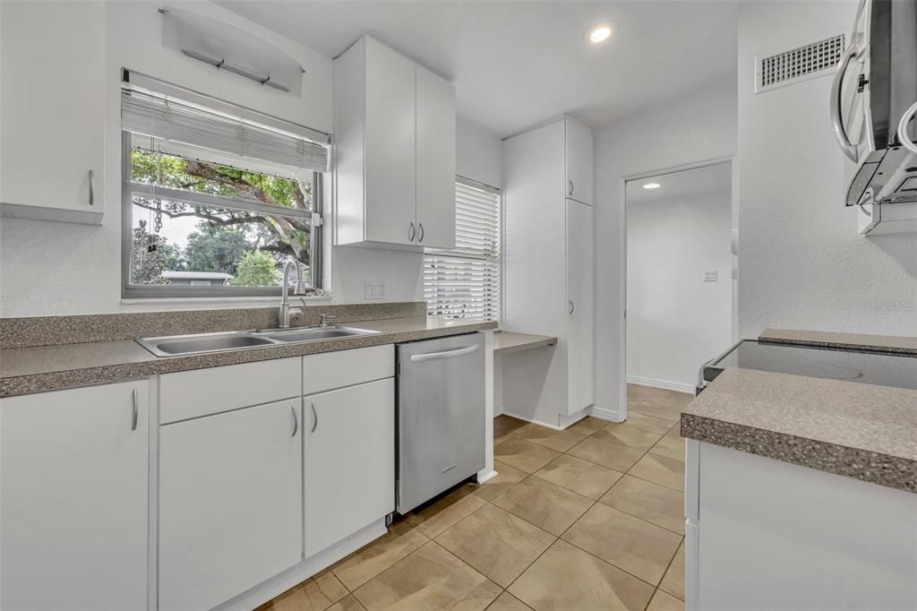 Spacious Pantry at the end of the kitchen