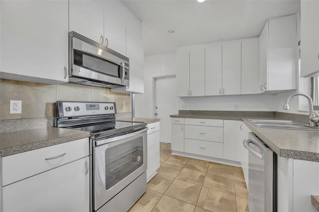 Plenty of counter space to prep your meals