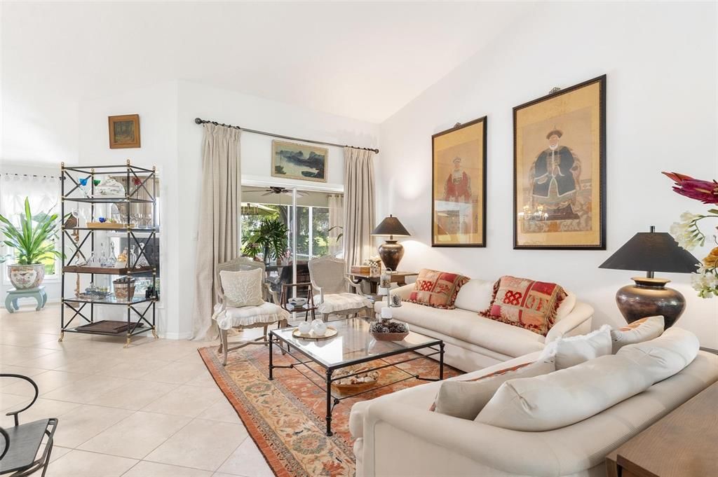 Living Room with Door to Lanai