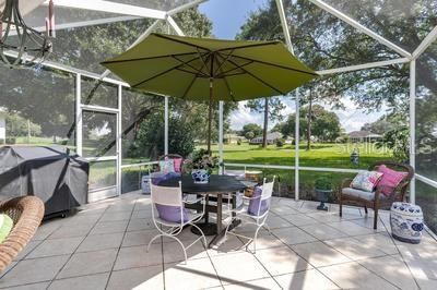 Screened Lanai Overlooking Golf Course