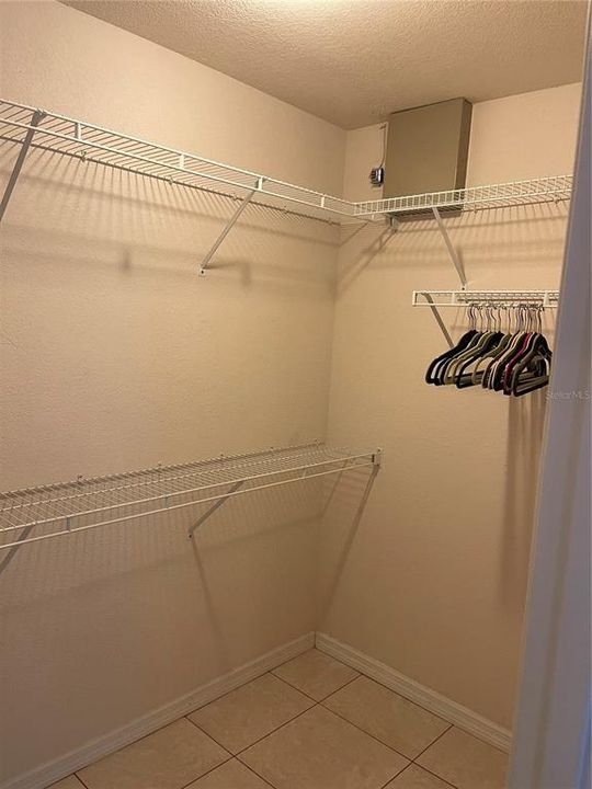 large walk-in closet