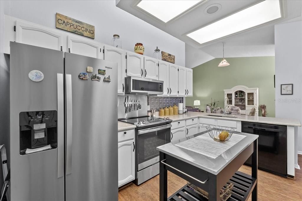 High ceilings make this home feel way bigger than it has a right to.