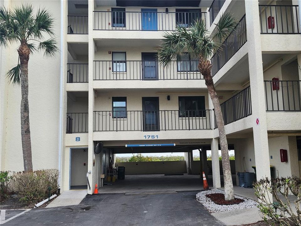 Entrance into garage