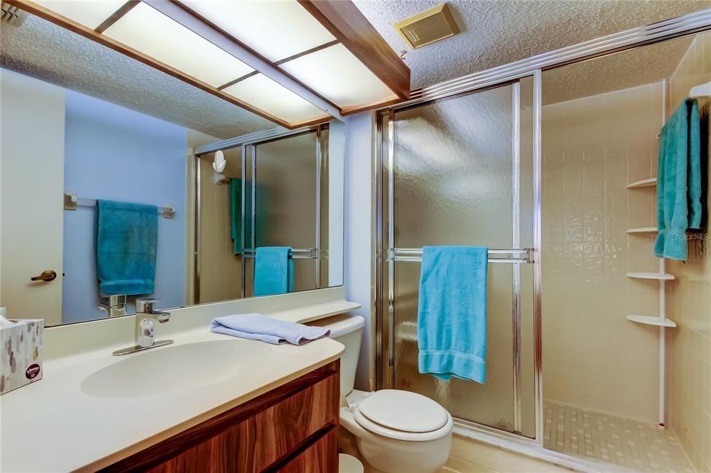 40. Owners Retreat Full Bath (5.4' x 8.9') w Shower Stall - Again All Original Yet Gently Used & In Great Condition.. Update as You Can!