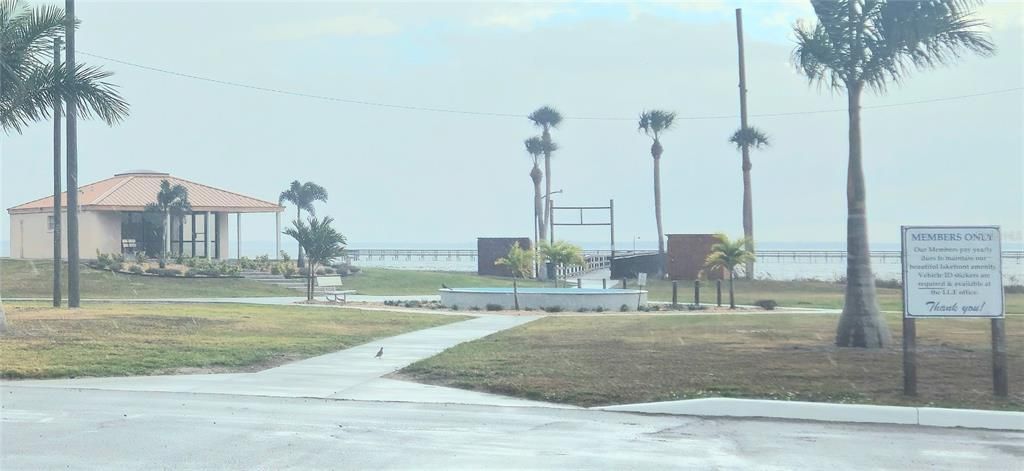 Pier and boat landing