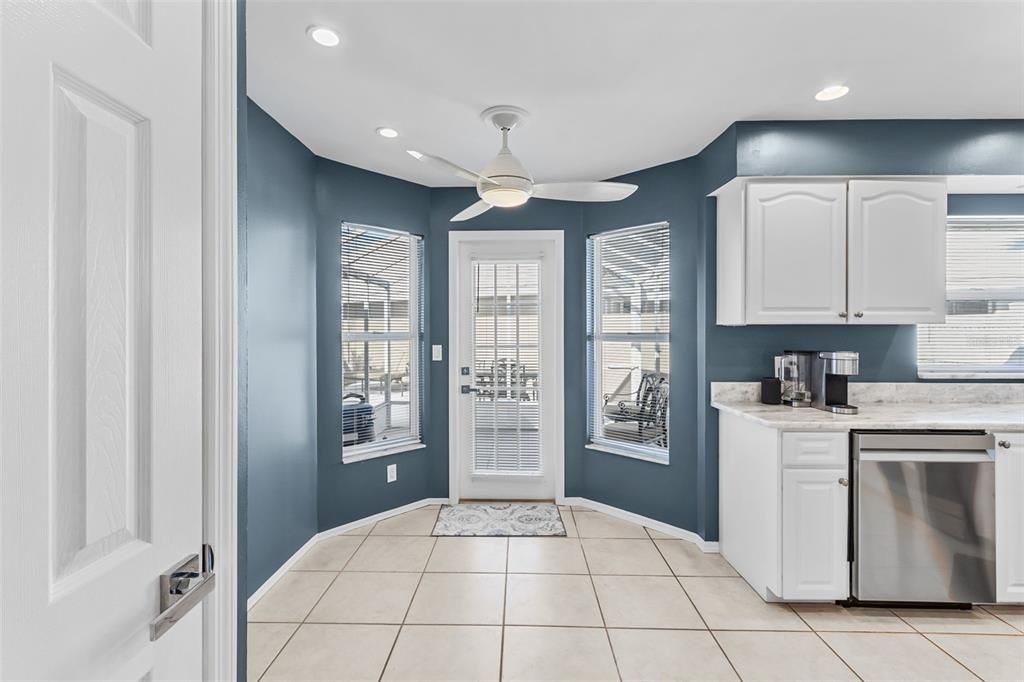 Eat-in Area of Kitchen - Opens to Lanai