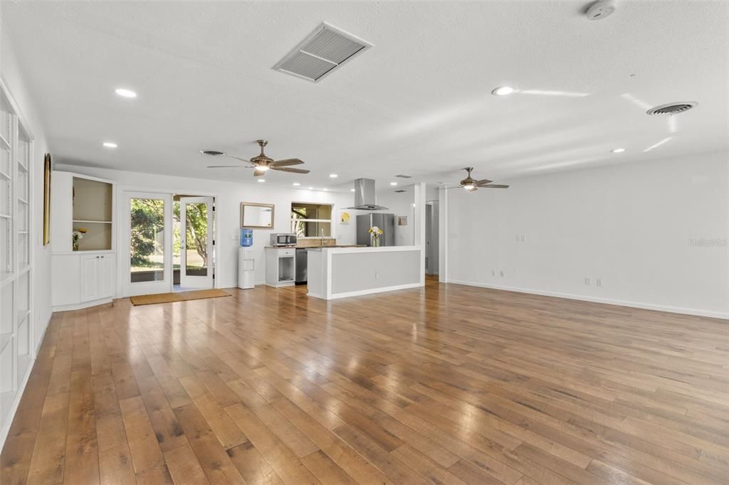 Beautiful and bright open floor plan.