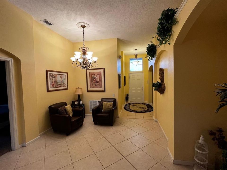 Dining area off of living room