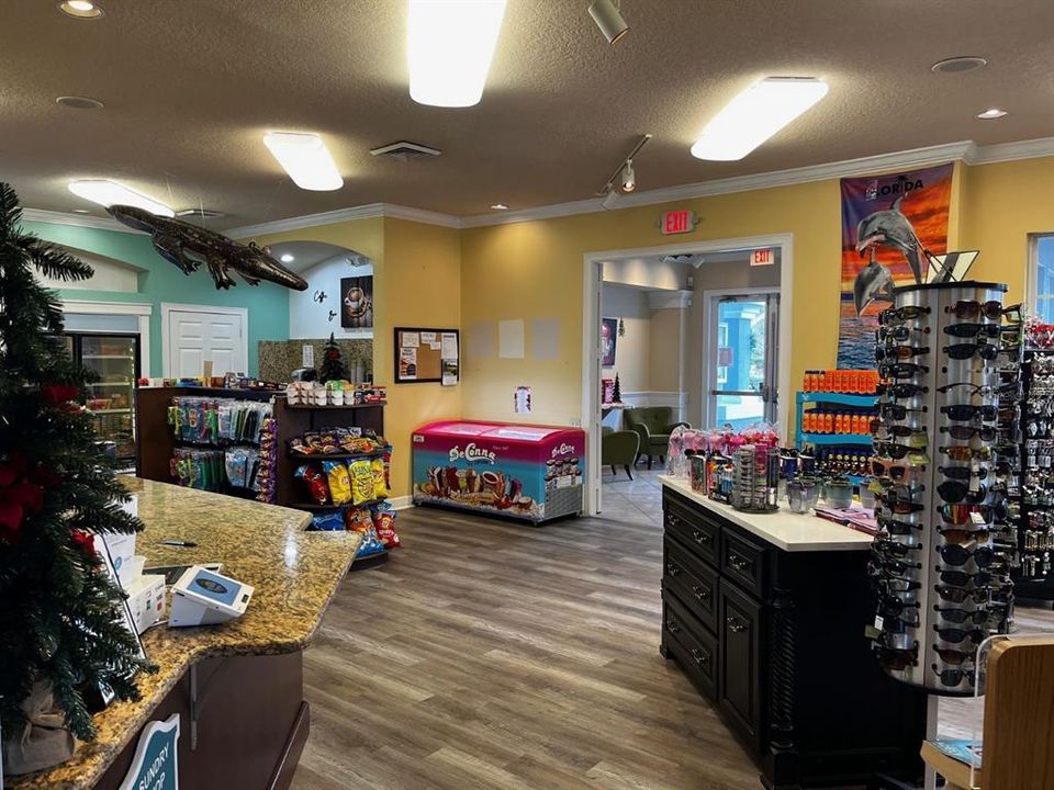 Convenience store inside the clubhouse