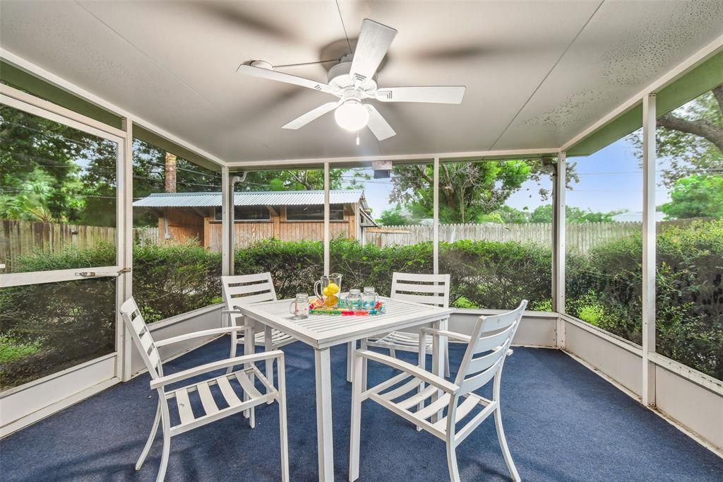 Screened Porch off Bonus Room