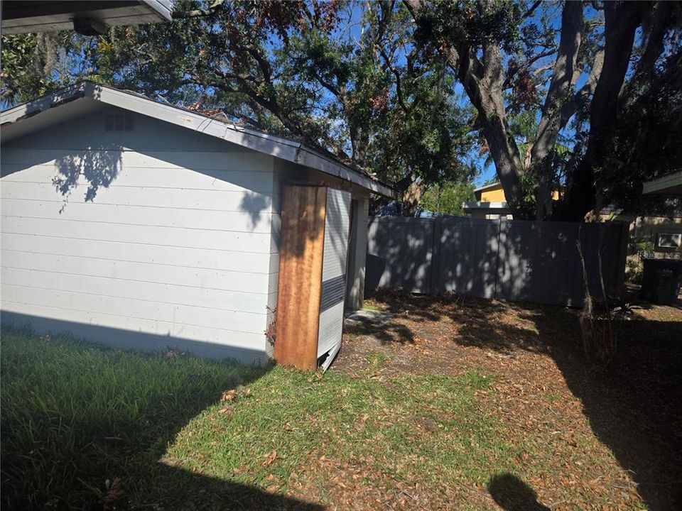 Concrete Block Shed