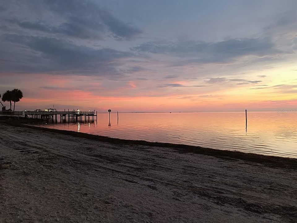 Sunset on Private Beach