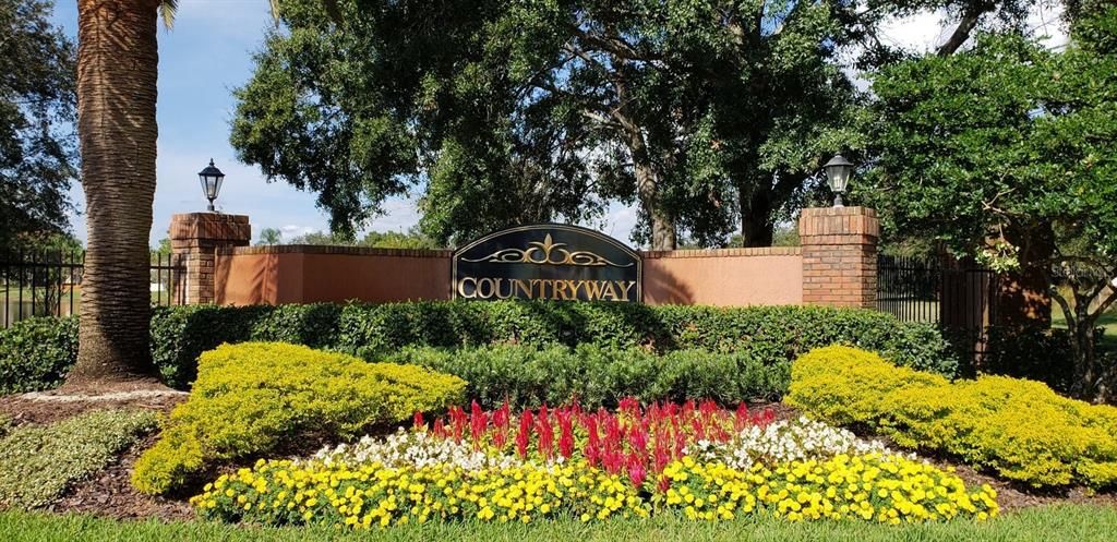 Countryway neighborhood east entrance