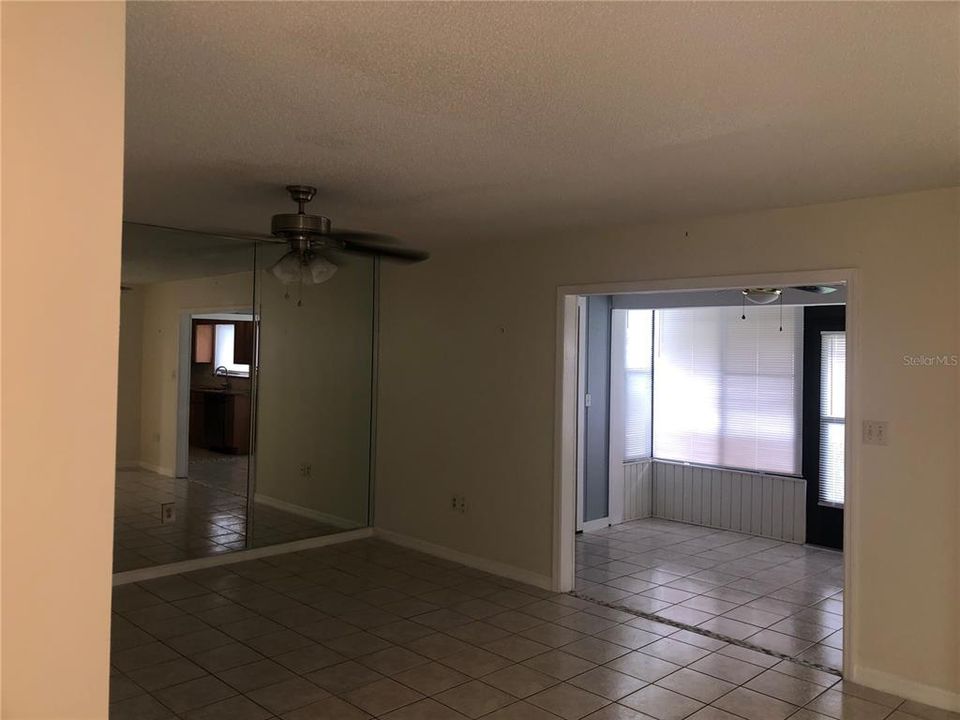 Living Room leading to Breakfast Room