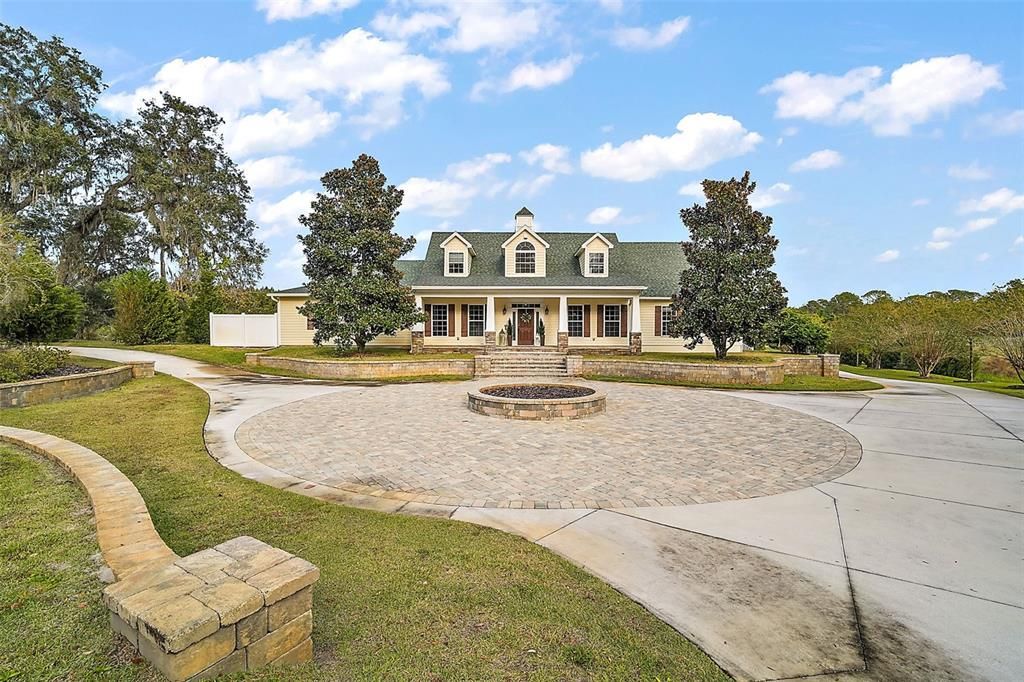 Front Exterior Circular Driveway