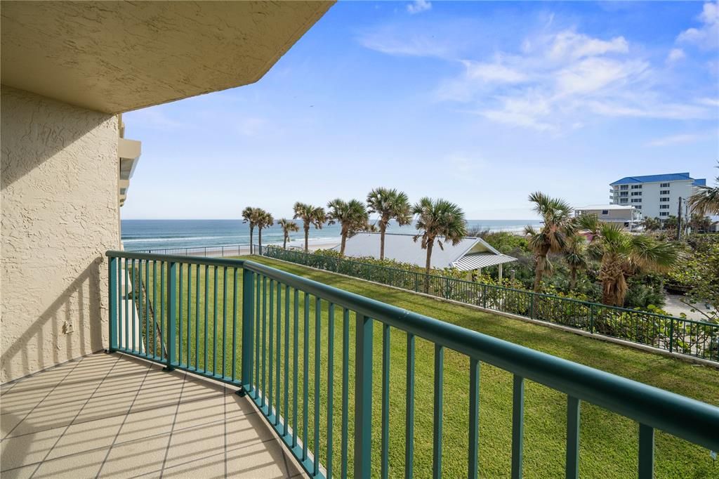 Balcony with Gorgeous Ocean Views