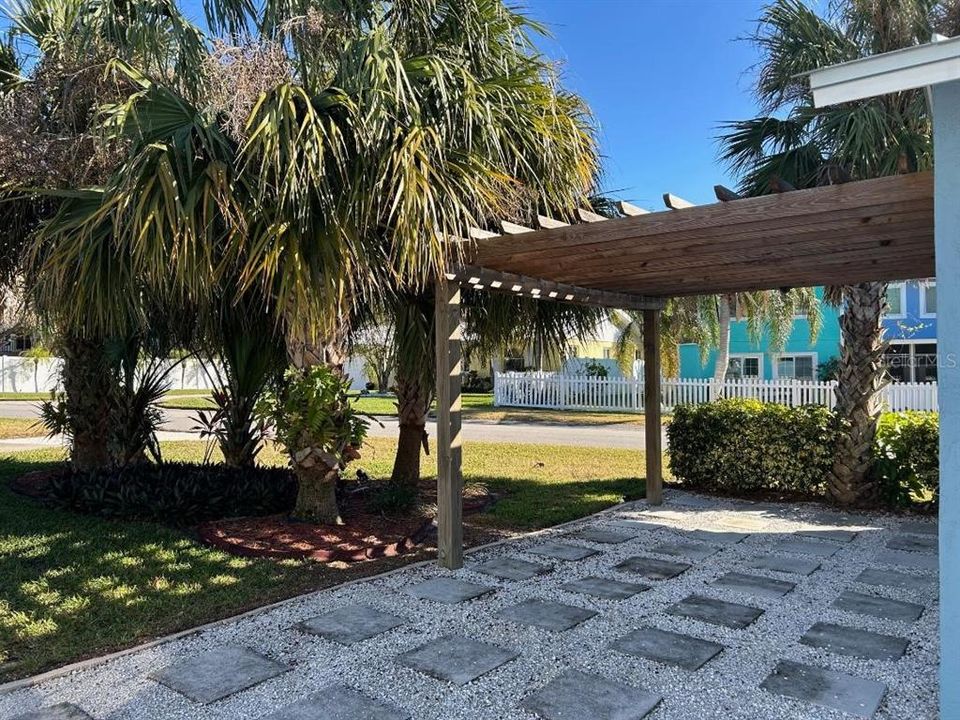 Pergola and Open Entertainment Area