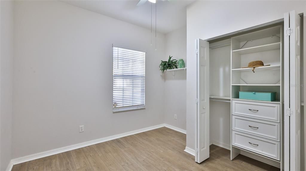 Bedroom 2 w/Closet Built-ins