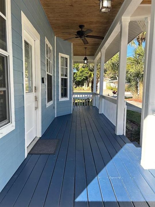 Guest House Covered Front Porch