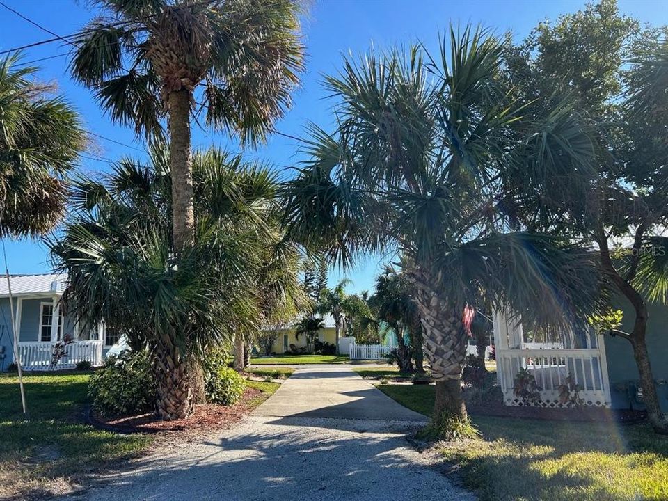 Paved Drive Service Between Houses