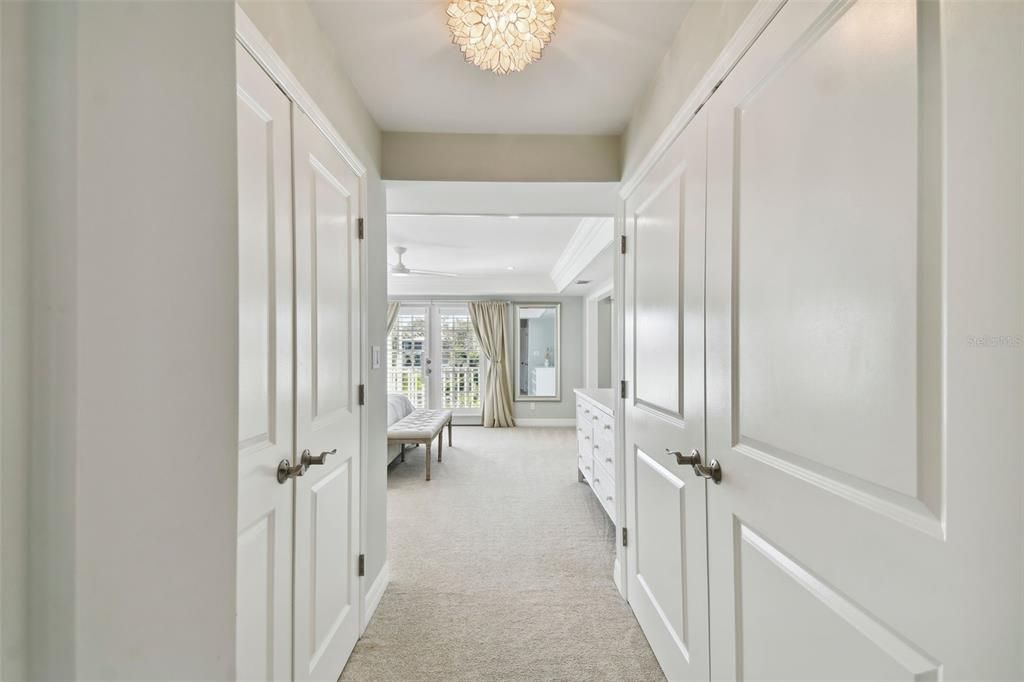 Dual-Closets in Primary Suite (One Walk-in, One Built-In)