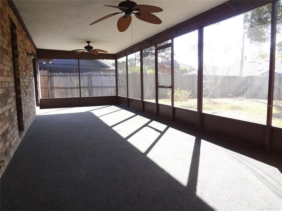 Screened porch