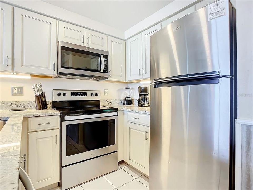 new stainless steel appliances