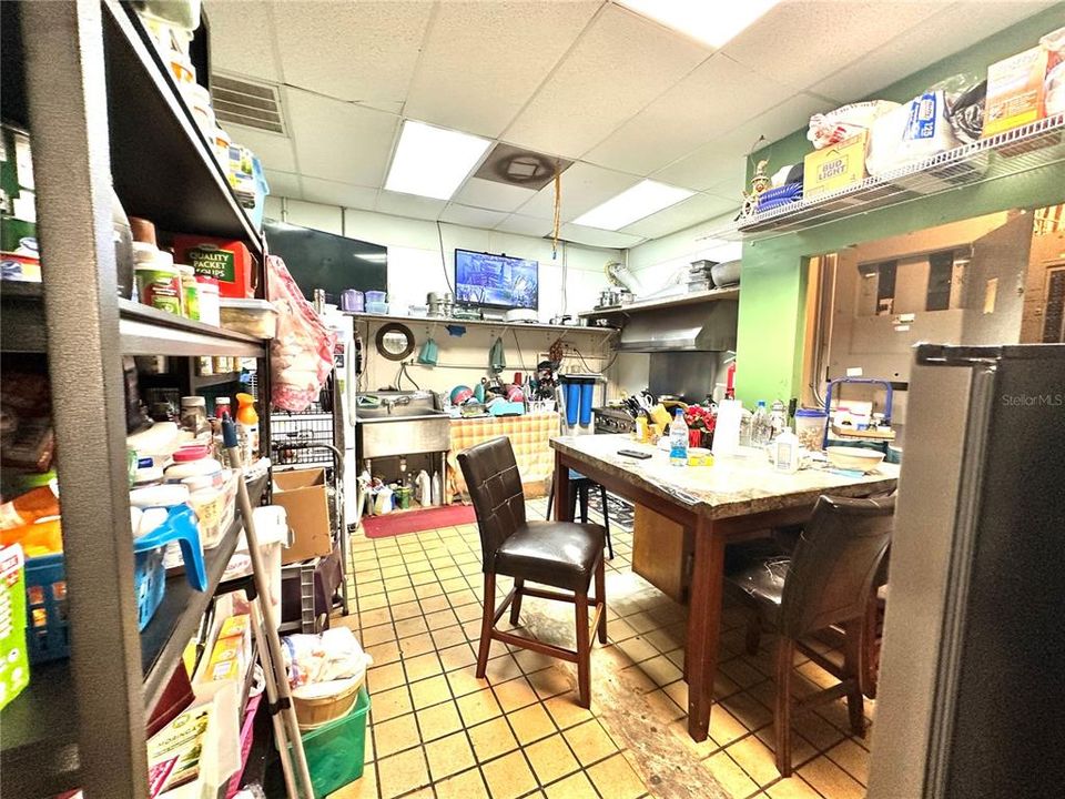 Kitchen area- All merchandise, tanks, and equipment shown in the photos are included