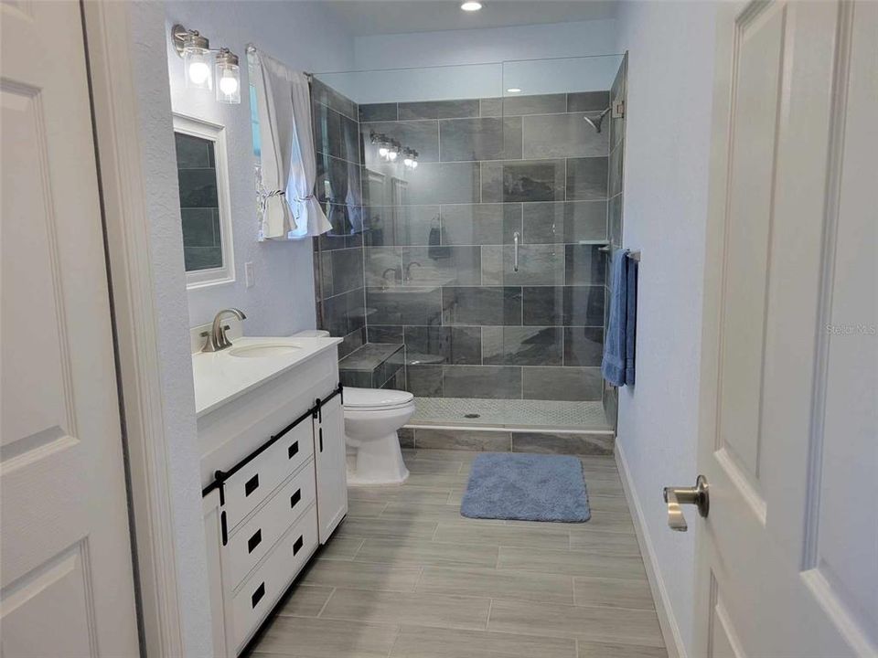 Master bath with walk in shower