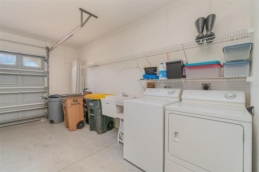 Laundry in the Garage