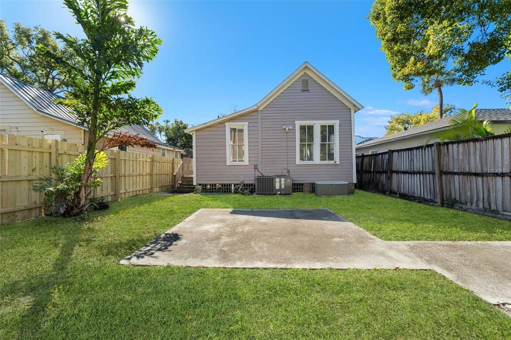 Privately Fenced Backyard 5