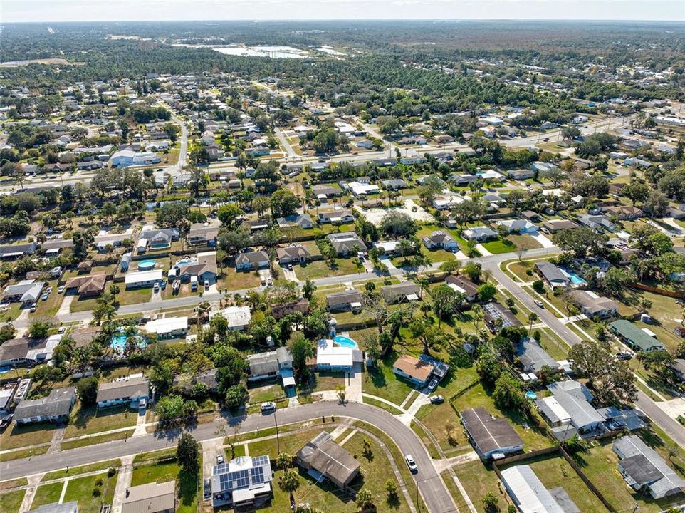 Aerial view 5 Minutes from the intra-Coastal Waterway