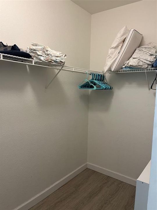 Walk-in Closet with Storage