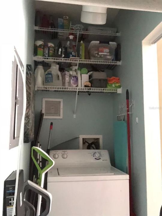 Washer with Storage