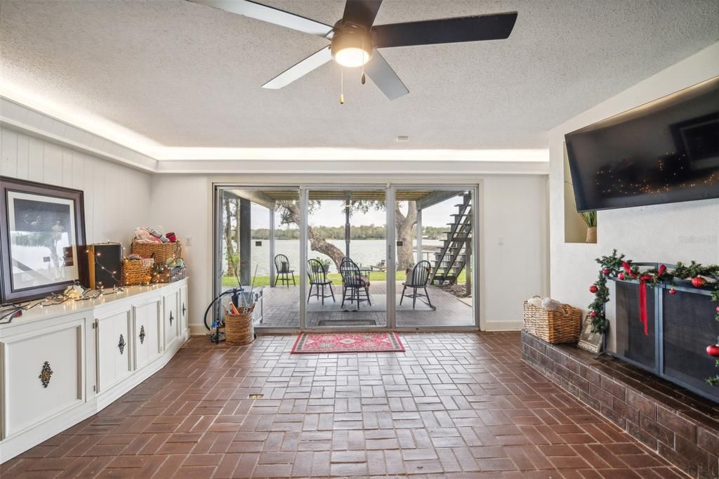 Downstairs family room